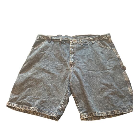 GUC Rustler Men's Carpenter Style Blue Denim Shorts Size 44 - Picture 1 of 6